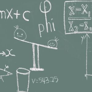 math, blackboard, education